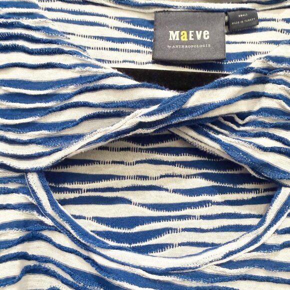 Anthropologie Maeve Puff Sleeve Cutout Top - Picture 6 of 10